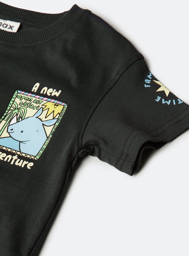 Boys Printed T-shirt - Pack of 2