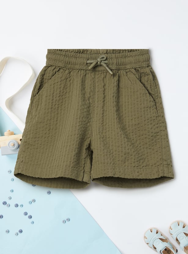 Boys Crinkled Shorts