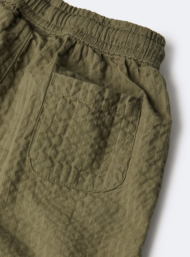 Boys Crinkled Shorts