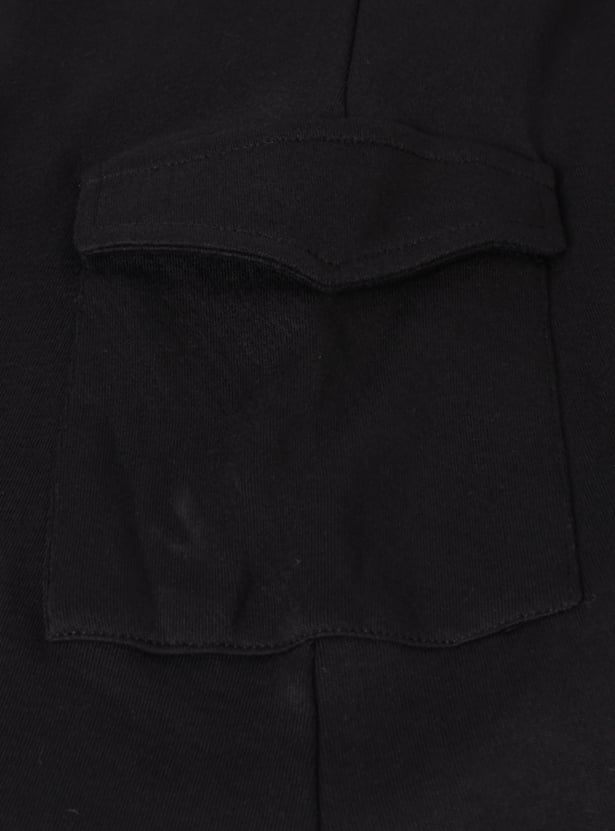 Girls Solid Mini Skirt