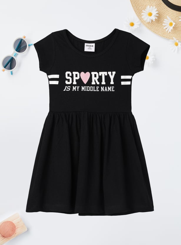 Girls Printed Dress