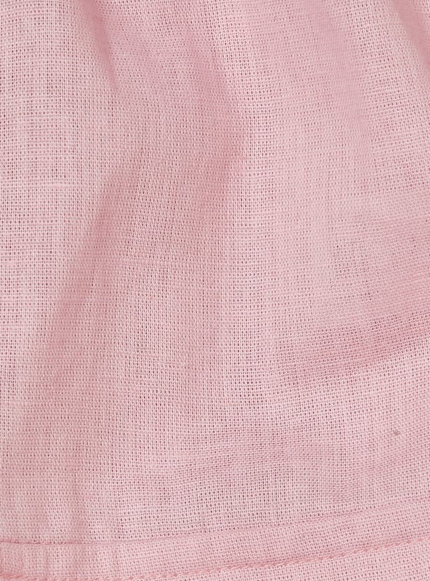 Girls Solid Cargo Joggers