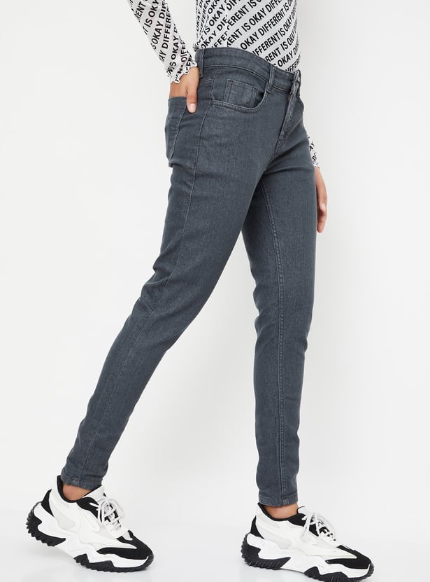 Women Washed Skinny Fit Jeans