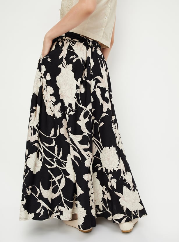 Kalki x Max Women Floral Printed Maxi Skirt