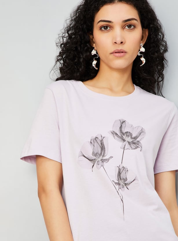 Women Printed T-shirts - Pack of 2