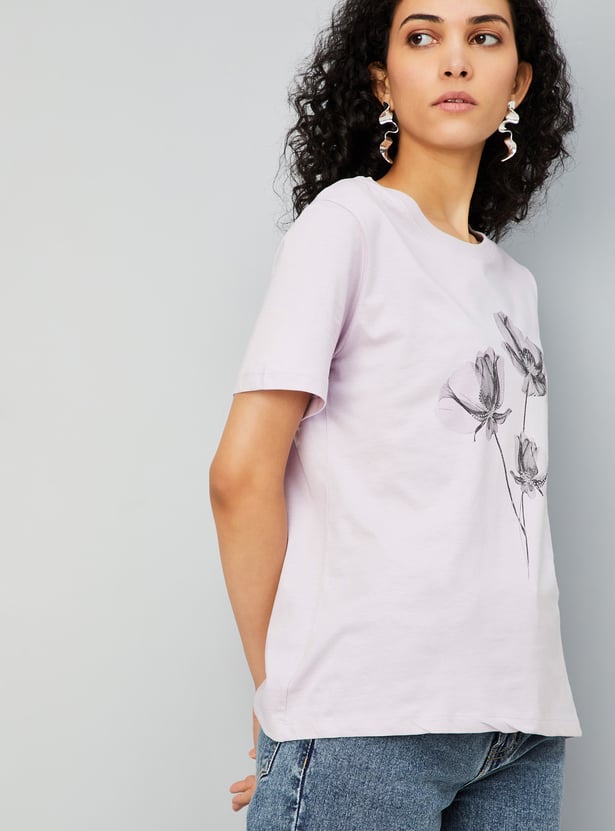 Women Printed T-shirts - Pack of 2