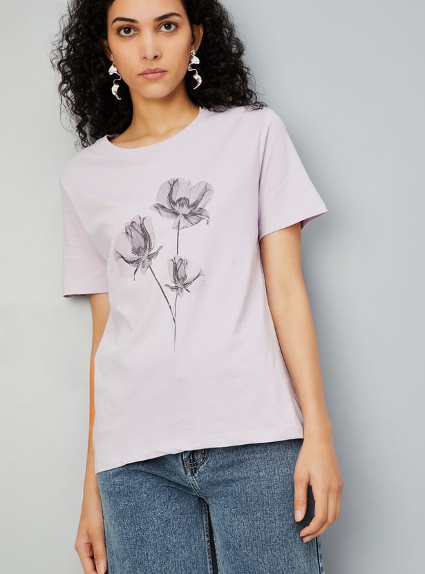 Women Printed T-shirts - Pack of 2