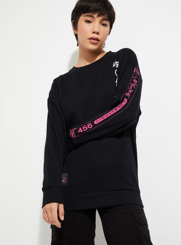 Buy URB_N Women Squid Game Printed Sweatshirt Online at just Rs