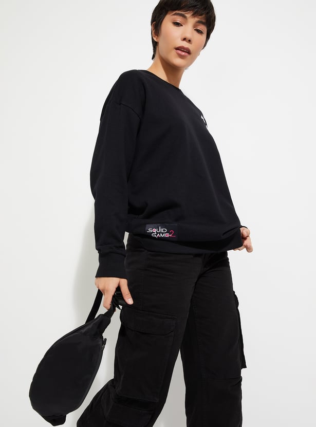 Buy URB_N Women Squid Game Printed Sweatshirt Online at just Rs