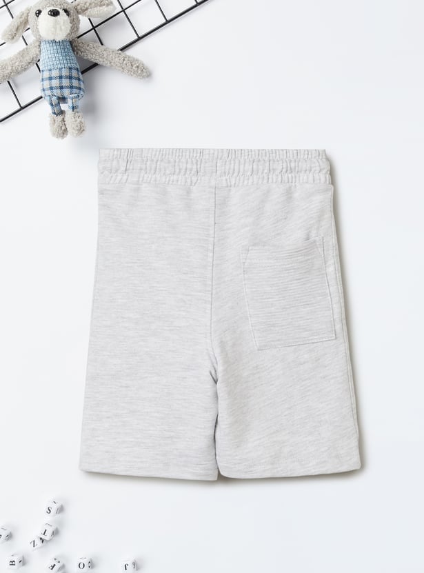 Boys Solid Knit Shorts