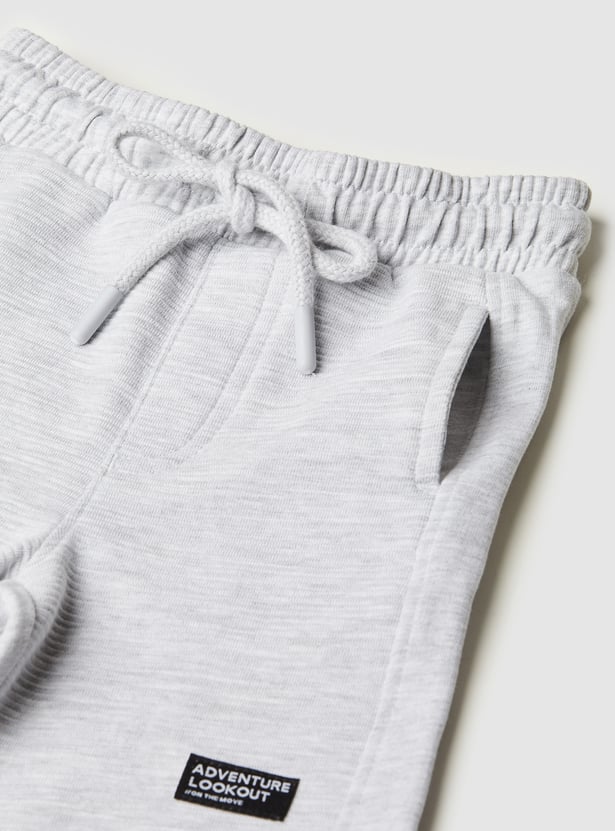 Boys Solid Knit Shorts