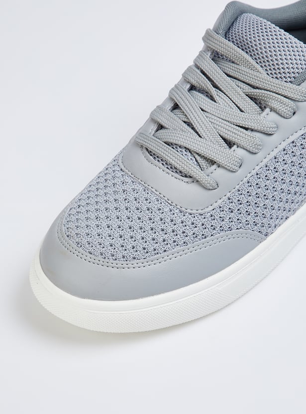 Men Mesh Lace Up Sneakers