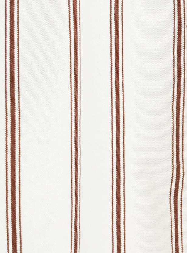 Men Striped Polo T-shirt