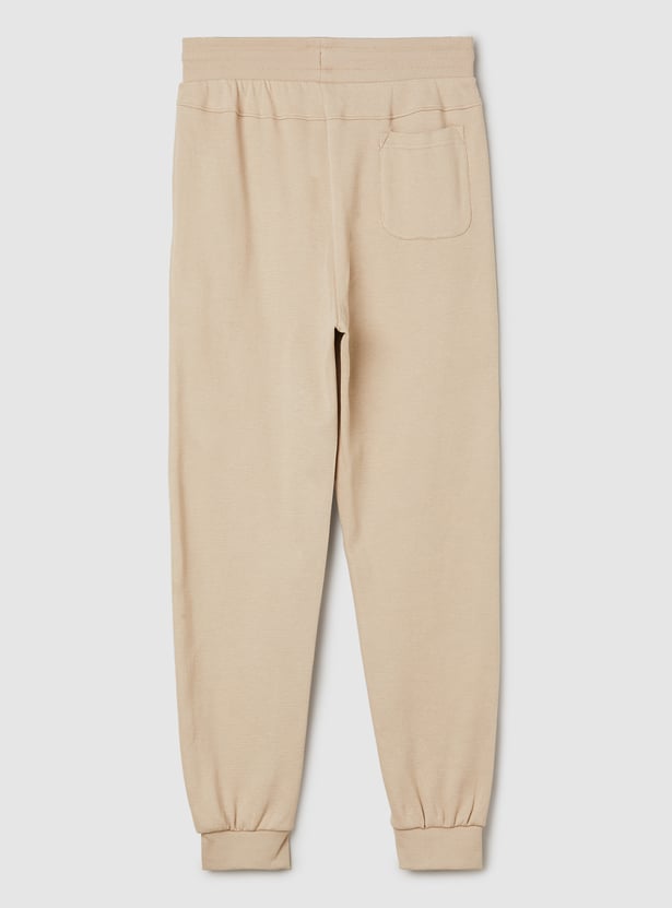 Boys Solid Knit Joggers