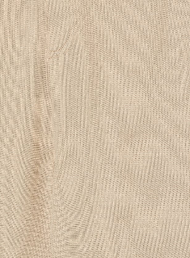 Boys Solid Knit Joggers