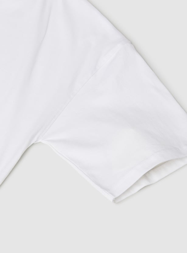 Boys Captain America Print T-shirt