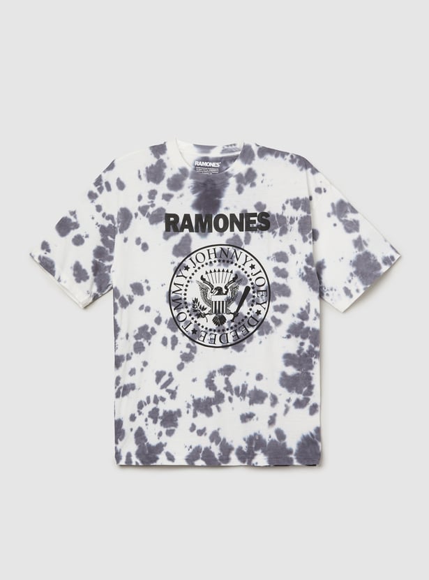 Boys Ramones Tie & Dye Print T-shirt