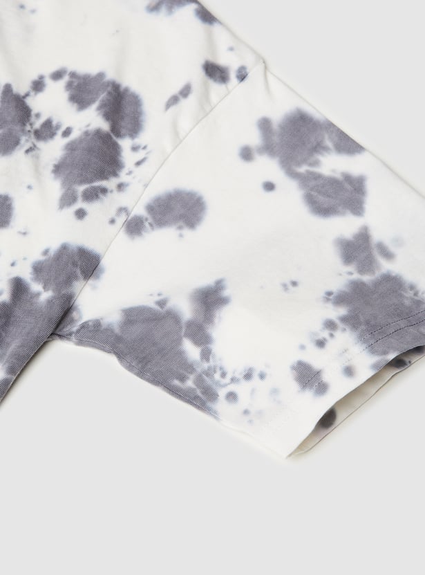 Boys Ramones Tie & Dye Print T-shirt