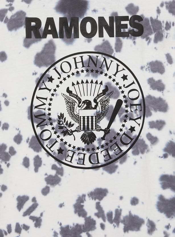 Boys Ramones Tie & Dye Print T-shirt