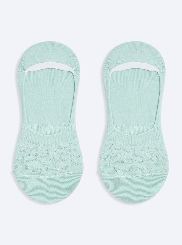 Women Patterned No Show Socks - Pack of 3