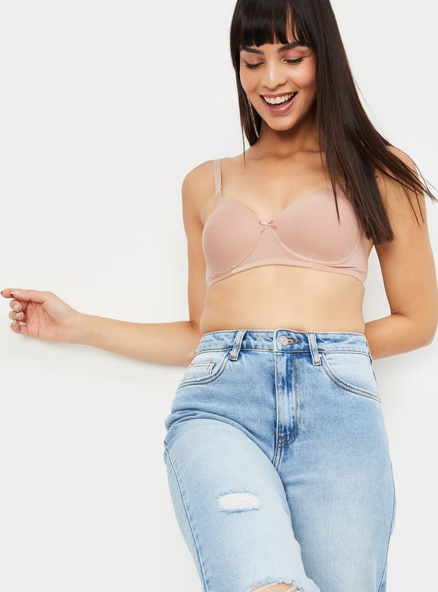 Women Padded Non-Wired T-shirt Bra