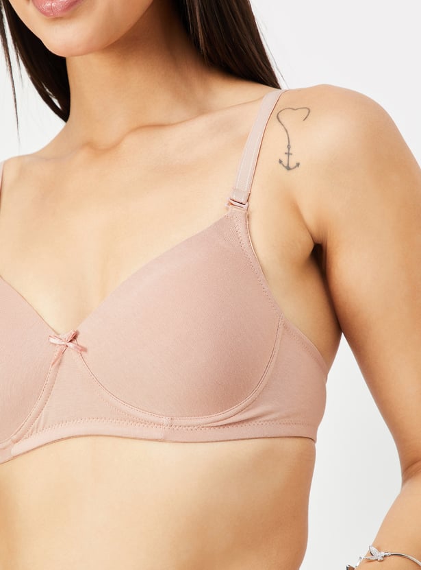 Women Padded Non-Wired T-shirt Bra