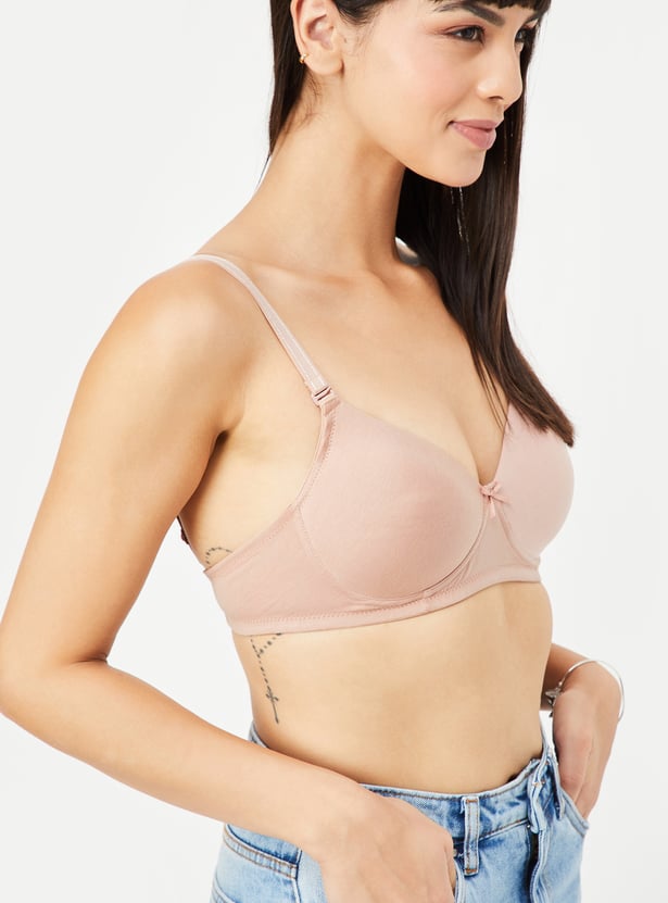 Women Padded Non-Wired T-shirt Bra