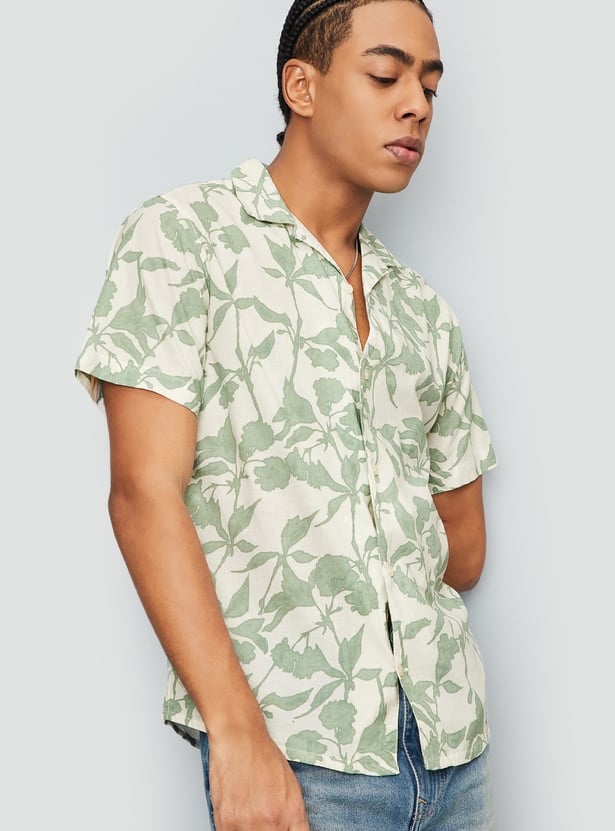 Men Printed Slim Fit Short Kurta