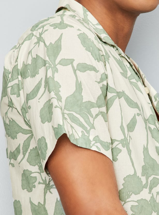 Men Printed Slim Fit Short Kurta