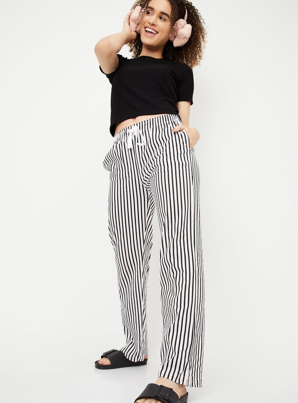 Women Striped Pyjamas