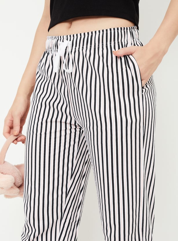 Women Striped Pyjamas