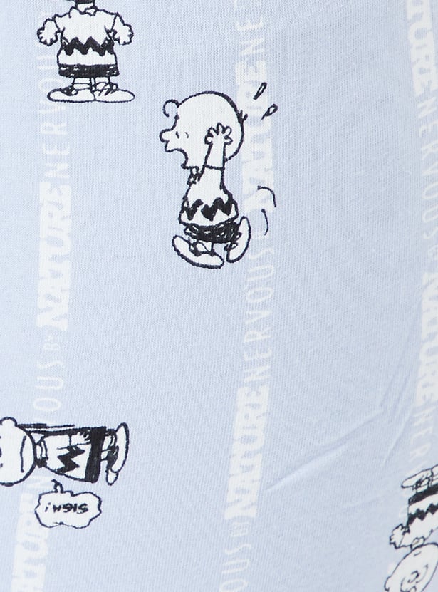 Women Charlie Brown Print Pyjamas