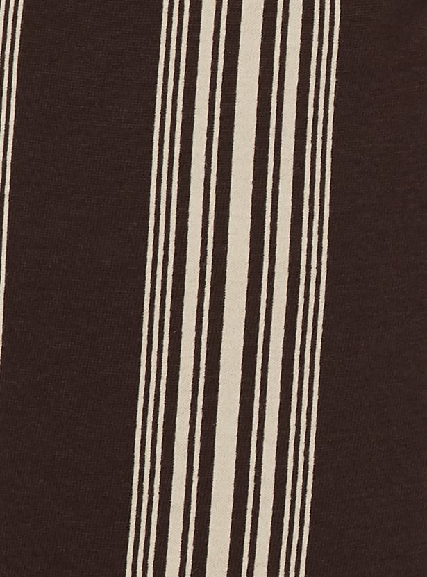 Women Striped PJ Set