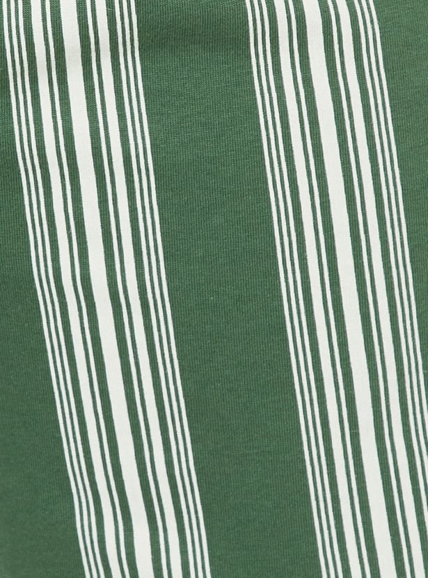 Women Striped PJ Set