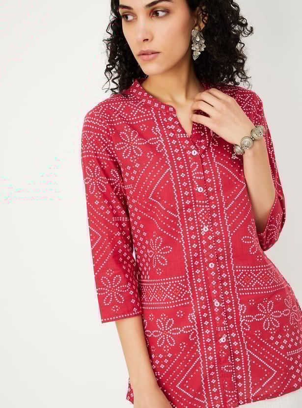 Women Printed Short Kurti