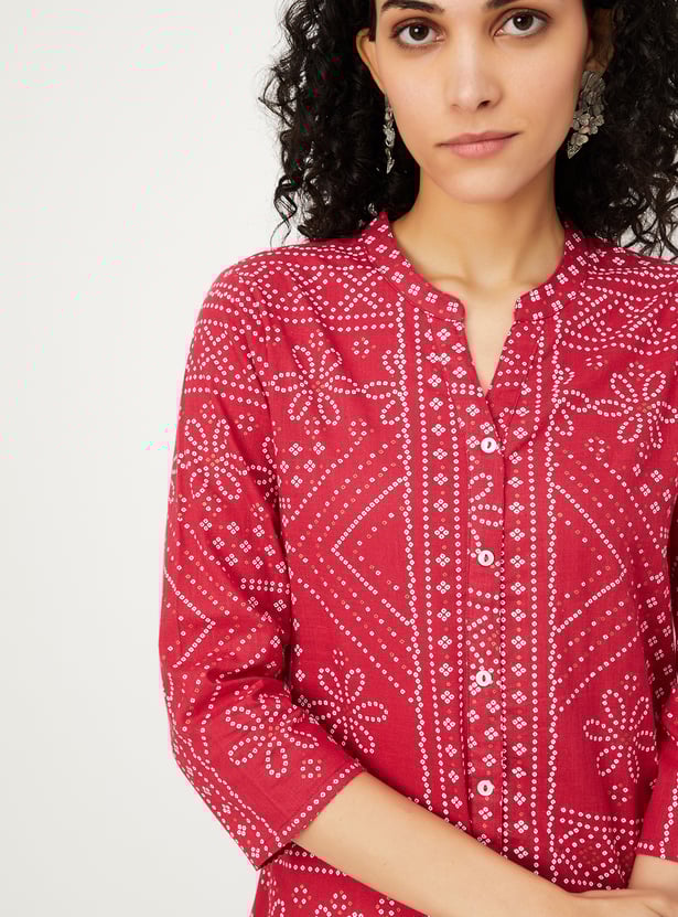 Women Printed Short Kurti