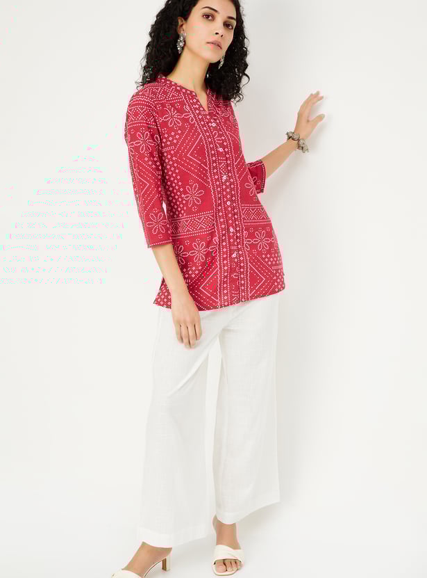 Women Printed Short Kurti