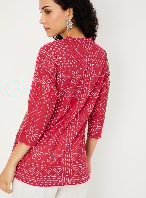 Women Printed Short Kurti