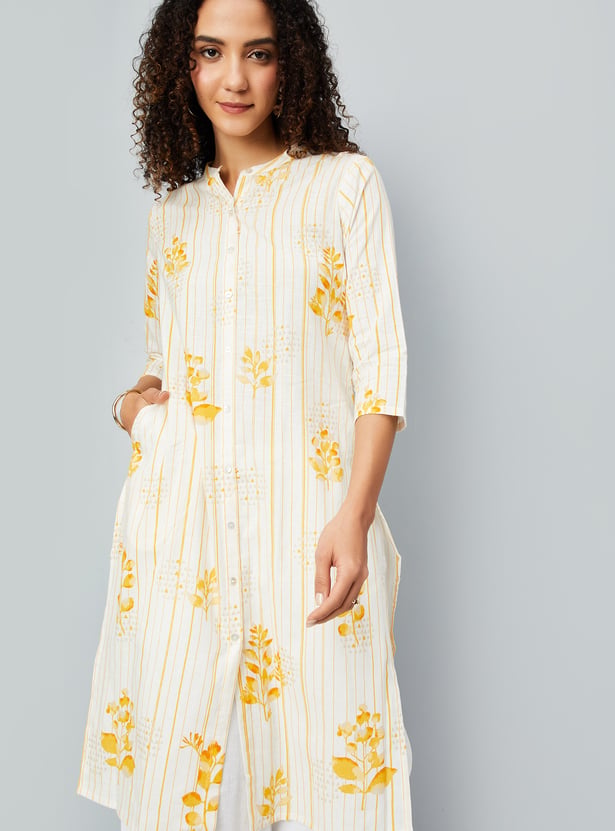 Women Printed Straight Kurta main image 1