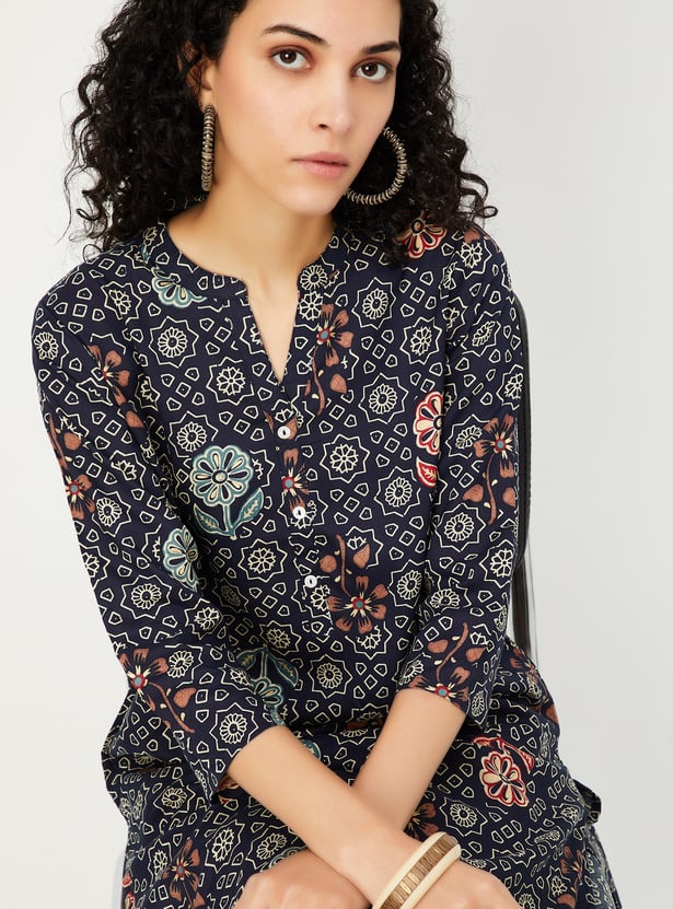 Women Printed Straight Kurta