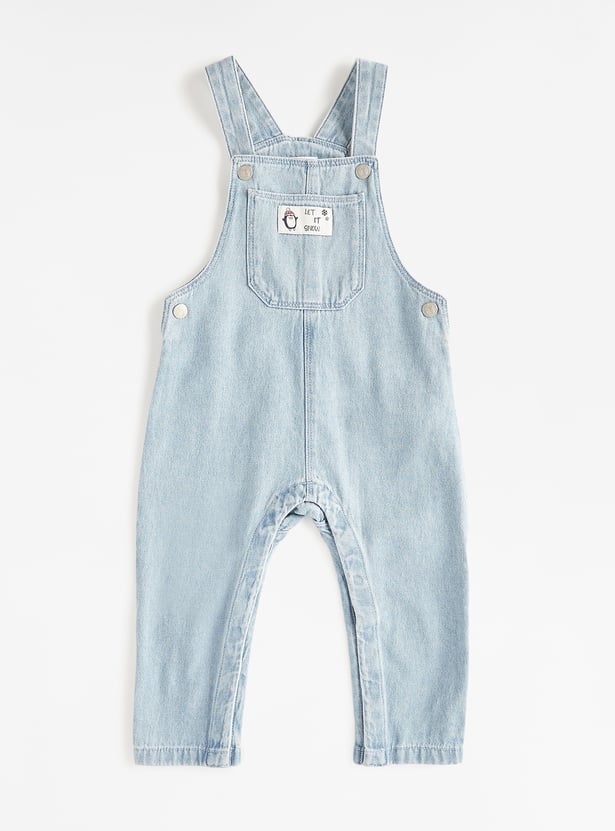 Boys Denim Dungaree with T-shirt