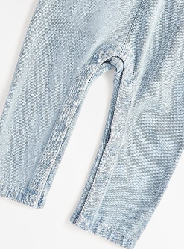 Boys Denim Dungaree with T-shirt