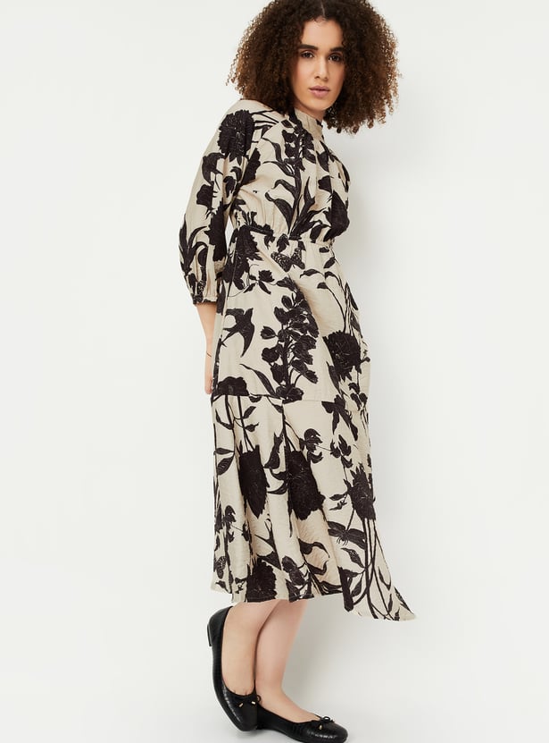 Kalki x Max Women Printed Fit & Flare Dress