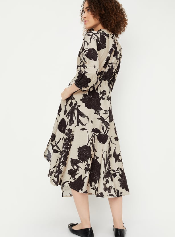 Kalki x Max Women Printed Fit & Flare Dress