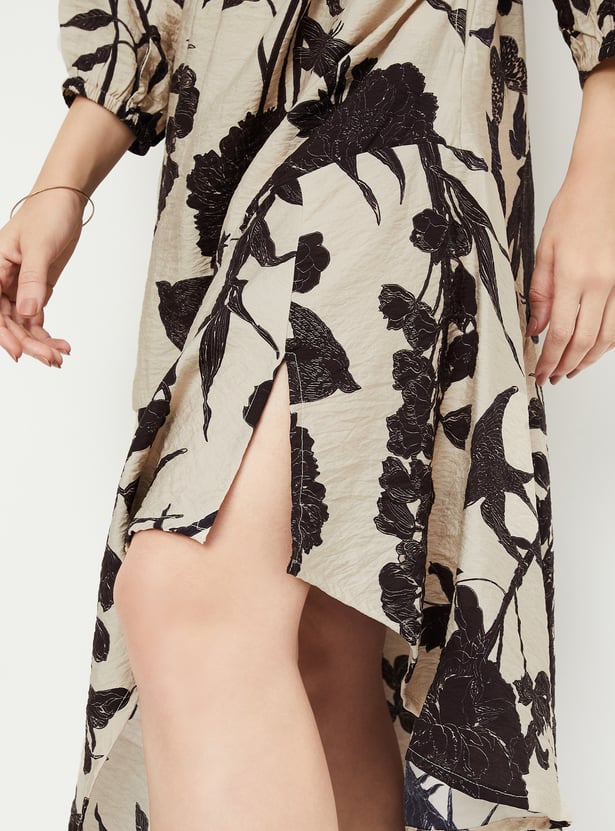 Kalki x Max Women Printed Fit & Flare Dress