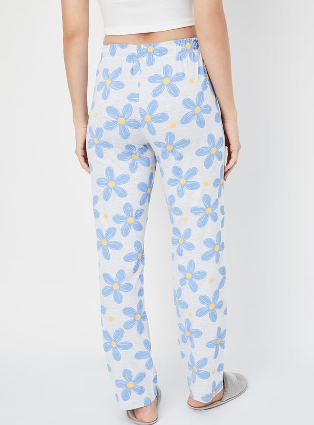 Women Floral Printed Pyjamas