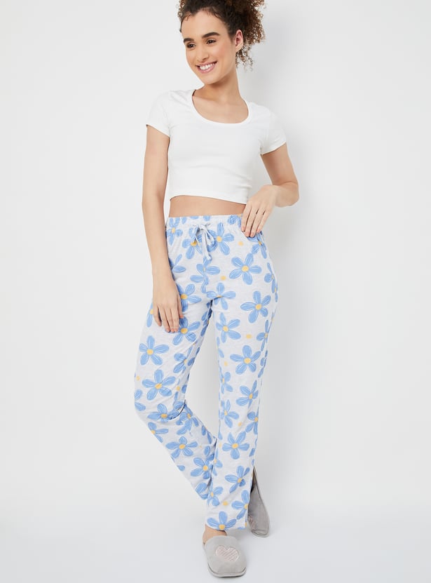 Women Floral Printed Pyjamas