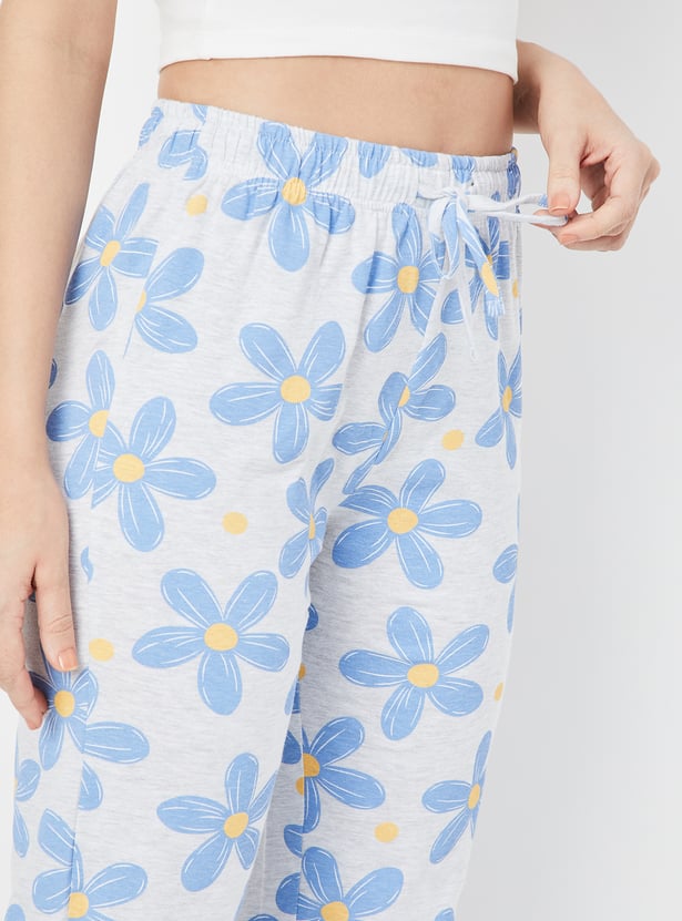 Women Floral Printed Pyjamas