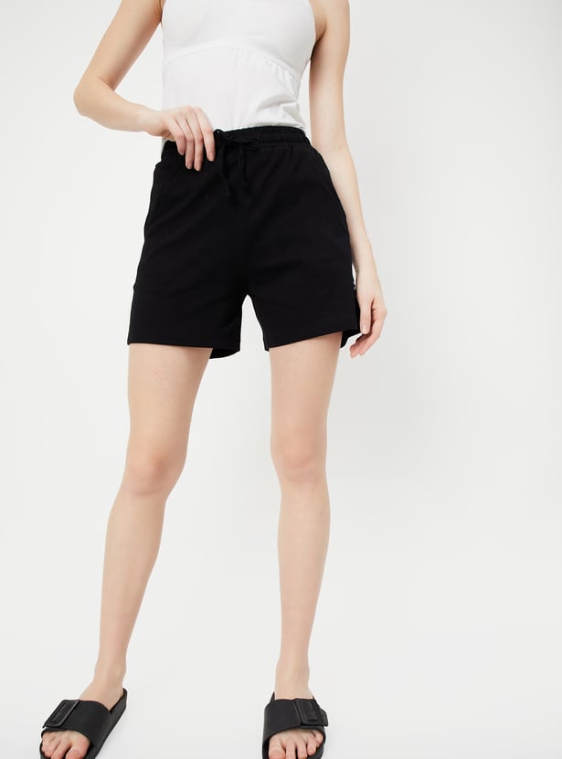 Women Printed Knit Shorts