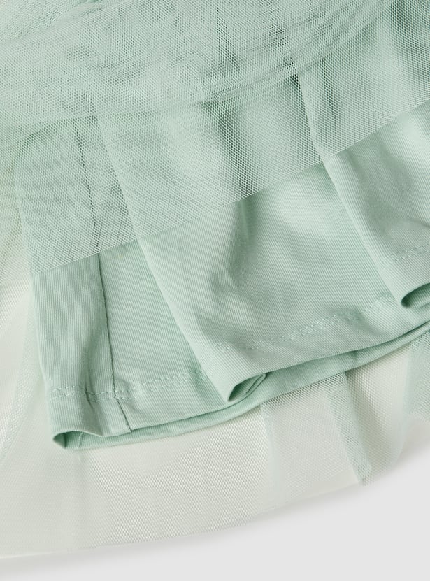 Girls Embellished Fit and Flare Dress